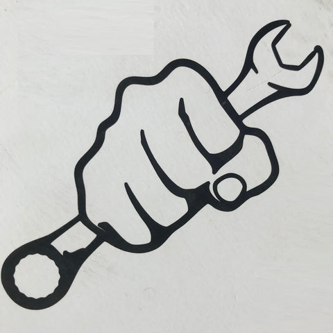 BK Logo Die Cut Decals - Busted Knuckle Gear