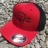 BK Flexfit Trucker Hats OSFA - Busted Knuckle Gear