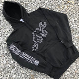 BK OUTLINE HOODIE - Busted Knuckle Gear