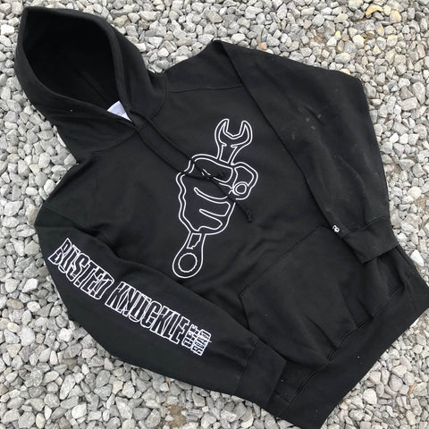 BK OUTLINE HOODIE - Busted Knuckle Gear