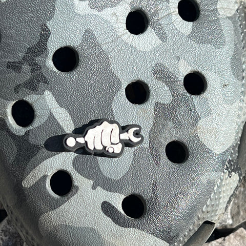 Busted Knuckle Croc Charm