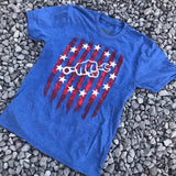 Limited Edition Stars and Stripes Tee - Busted Knuckle Gear