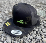 BK FLATBILL Snapback Hat - Busted Knuckle Gear