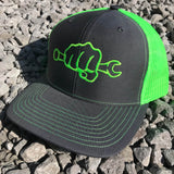 Neon BK Snapback Trucker Hats - Busted Knuckle Gear